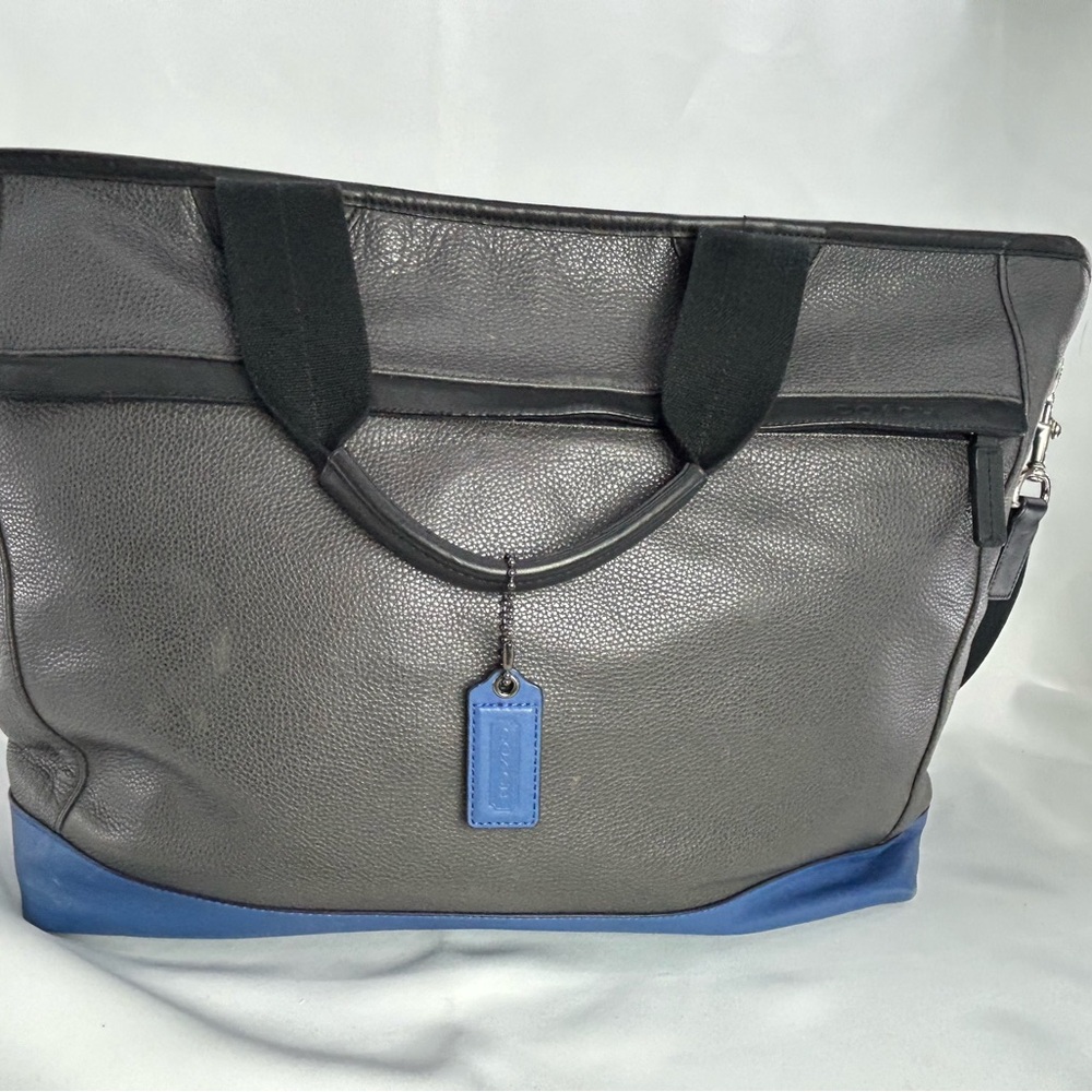 COACH CAMDEN WEEKEND LEATHER TOTE BAG